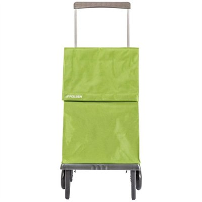 ROLSER - Poussette de marché 2 roues sac pliable Plegamatic MF uni vert pomme