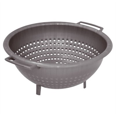 ALUMINIUM ET PLASTIQ - Passoire sur pieds d.26cm silver