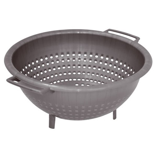 ALUMINIUM ET PLASTIQ - Passoire sur pieds d.26cm silver