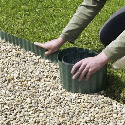 NORTENE - Bordure gazon hauteur 20cm x9m vert