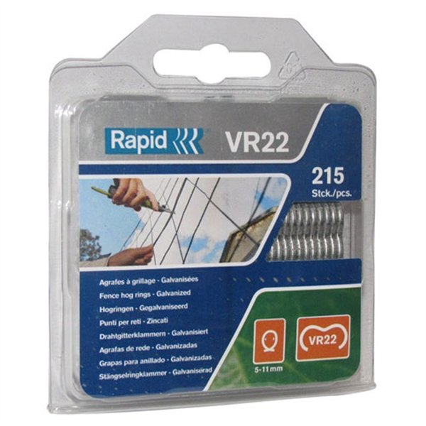 RAPID - Agrafe grillage vr22 galva boite de 215