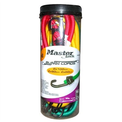 MASTER LOCK - Sandows assortis bocal 6 pièces