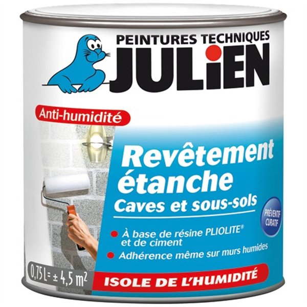 JULIEN - Ecran total revêtement étanche intérieur antihumidité 750ml