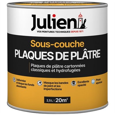 JULIEN - Julien s/couche j6 plaque platre 2.5l