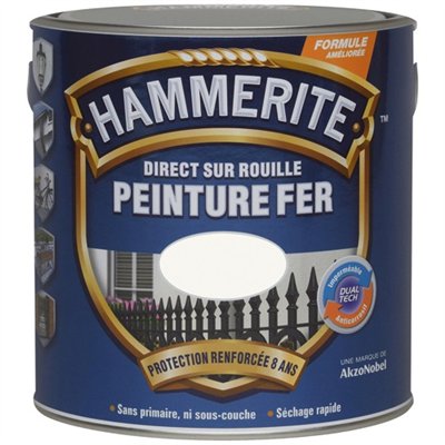 HAMMERITE - Hammerite fer bril.laque 2l5 noir 070750