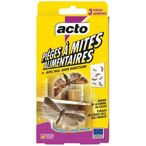 ACTO - Acto piège à mites aliment.x3 mite7