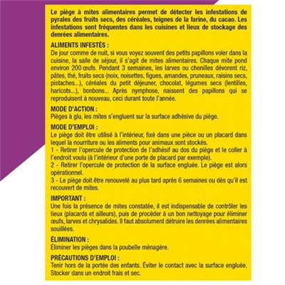 ACTO - Acto piège à mites aliment.x3 mite7