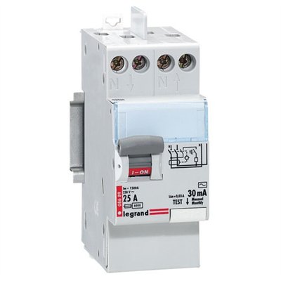 LEGRAND - Interrupteur différentiel bip.40a 30ma-type AC 2 modules