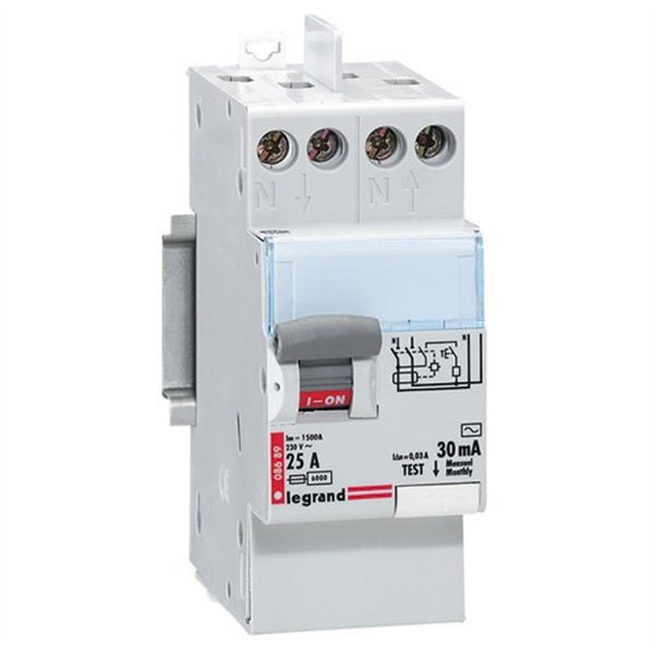 LEGRAND - Interrupteur différentiel bip.40a 30ma-type AC 2 modules