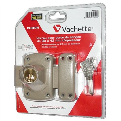 VACHETTE - Verrou pluton 2cyl.45mm 64300 s/c
