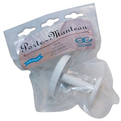 GODONNIER - Patère 1t laque blanc 50101