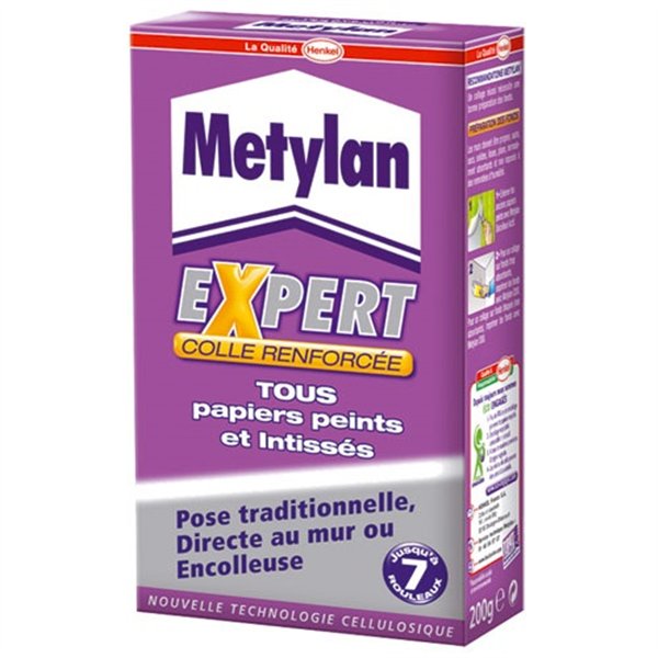 METYLAN - Metylan colle tous papiers peints expert 200g professionnel