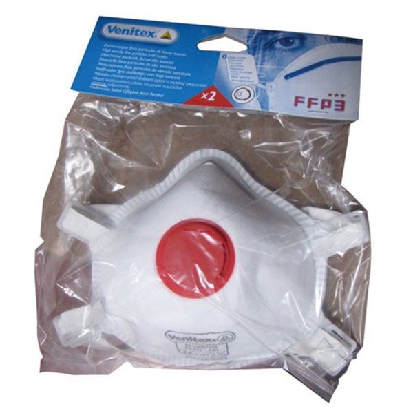 DELTA PLUS - Kit de 2 masques ffp3 à valve m2fp3v