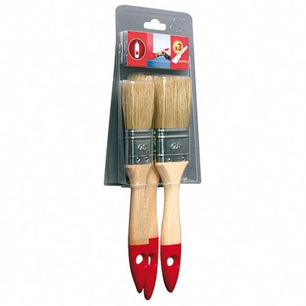 SAVY - Pinceau plat glycéro lot de 3