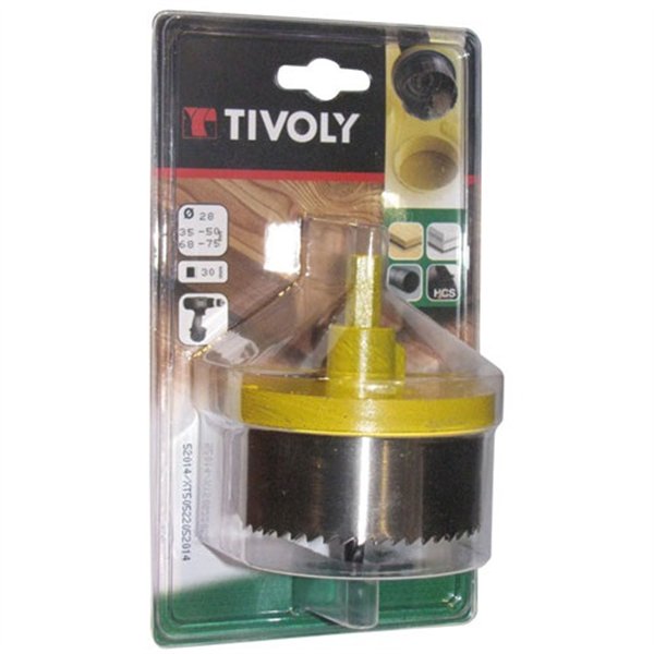 TIVOLY - Scie cloche diam.28mm à 75mm 5 lames prof.30mm sc