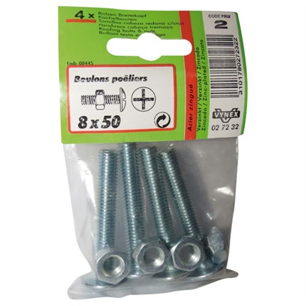 VYNEX - Boulon poêlier azi 8x50 sc