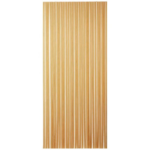 MOREL - Rideau de porte Tahiti PVC 90x200 cm - brun, beige