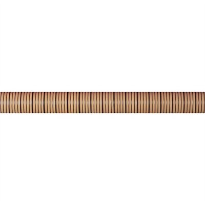 MOREL - Rideau de porte Tahiti PVC 90x200 cm - brun, beige