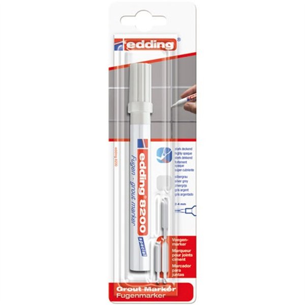 EDDING - Marqueur rénovateur joints gris