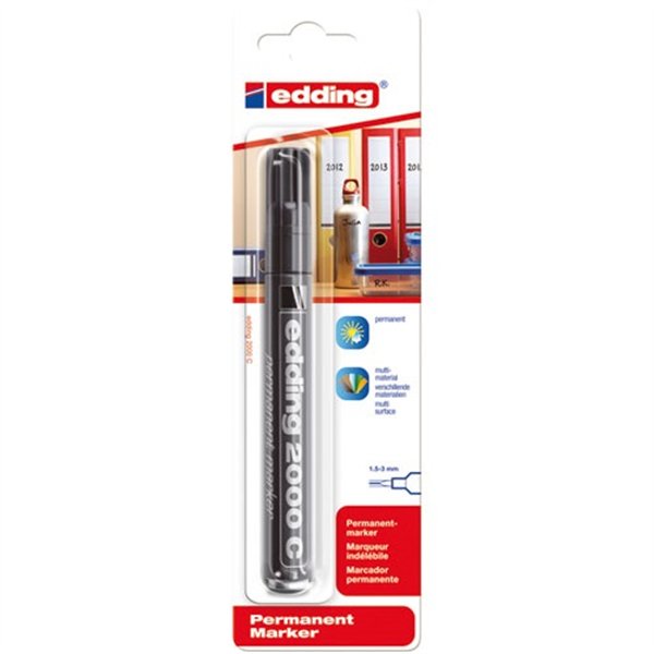 EDDING - Marqueur indélébile noir