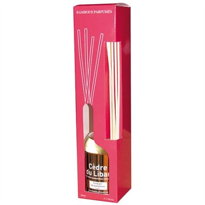 LAMPE DU PARFUMEUR - Brins de parfum bambou 100 ml cèdre du Liban