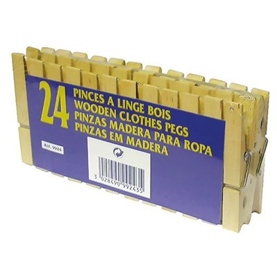 LAGUELLE - Pince linge bois x 24