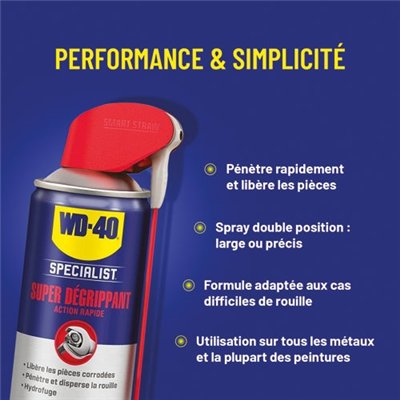 WD40 SPECIALIST - WD 40 spécialist super dégrippant 400ml