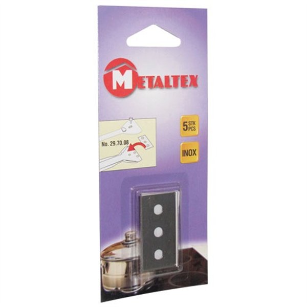 METALTEX - Recharge x 5 lames gratte vitre