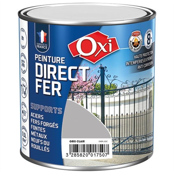 OXI - Directe fer lisse gris clair 0.5l
