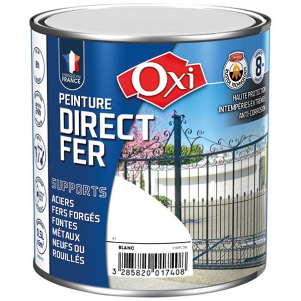 OXI - Directe fer lisse noir mat 250ml