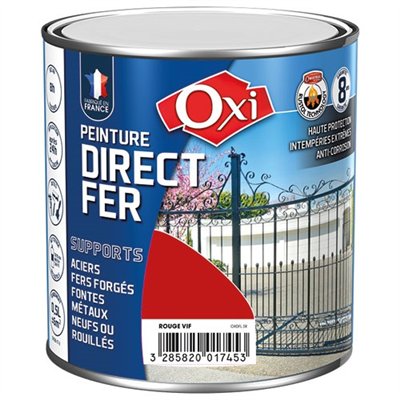 OXI - Directe fer lisse rouge vif 0.5l