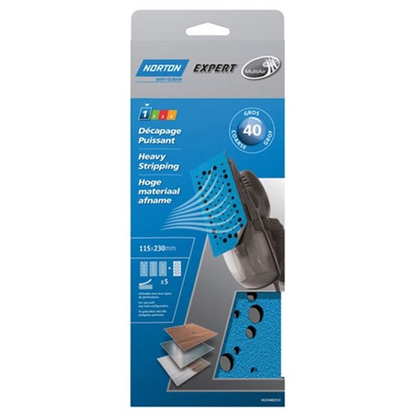 NORTON - Garniture multi air 115x230 g. 40 expert