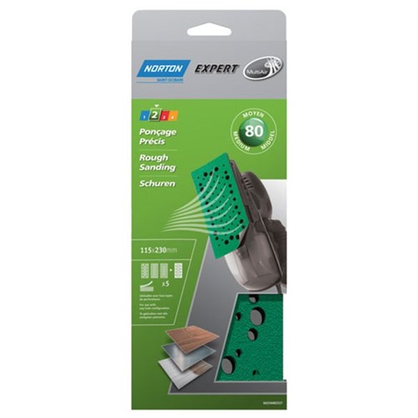 NORTON - Garniture multi air 115x230 g. 80 expert