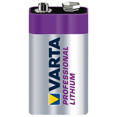 VARTA - Pile lithium 9V 6122 blister de 1