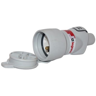LEGRAND - Fiche femelle 2p+t IP44 gris vrac