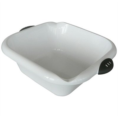 LAGUELLE - Cuvette blanche carrée bimatière 5l