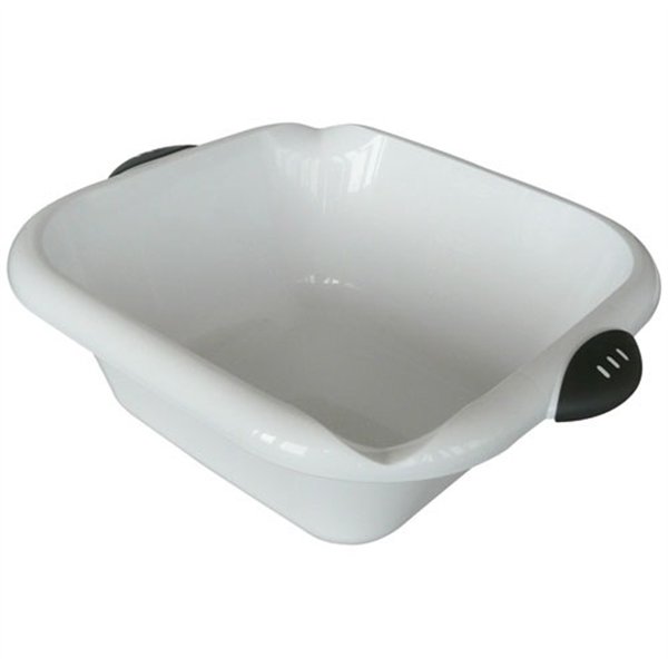 LAGUELLE - Cuvette blanche carrée bimatière 5l