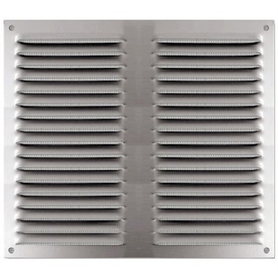 AUTOGYRE - Grille alu anodisé persienne à moustiquaire 200x200 sachet
