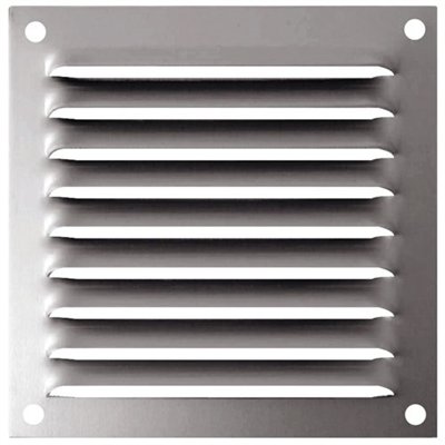 AUTOGYRE - Grille alu anodisé persienne à moustiquaire 100x100 sachet