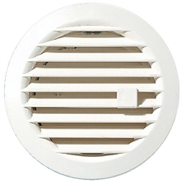 AUTOGYRE - Grille ronde réglable.mousti. à clipser 0-48cm² d.97mm blanc