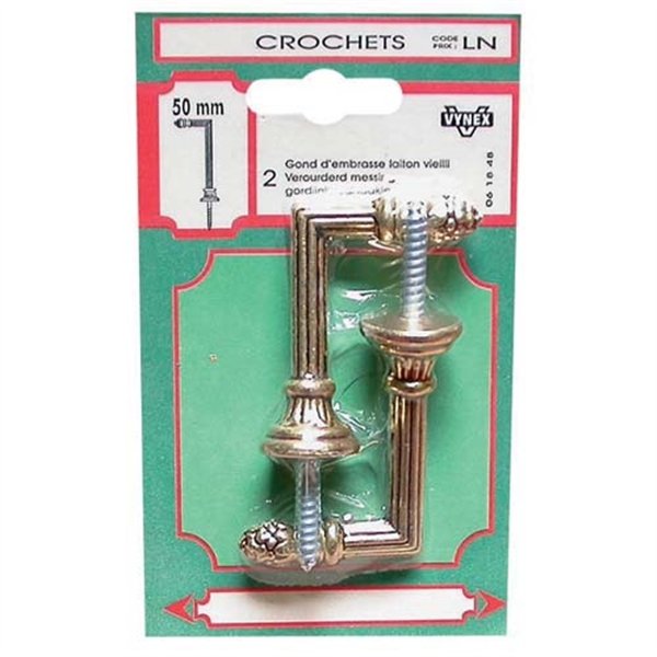 VYNEX - Crochet embrasse vieilli 505 sc