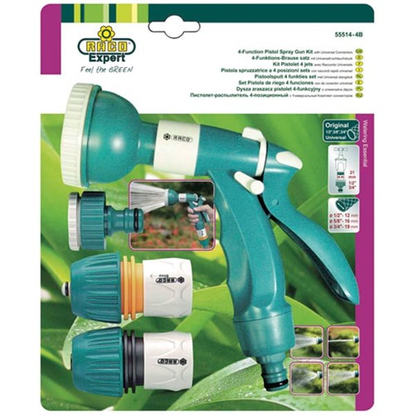RACO EXPERT - Kit pistolet raccords universel 55514-4b