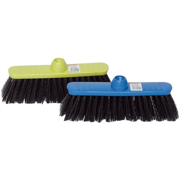 THOMAS - Balai fibre dure pvc noir ondulé