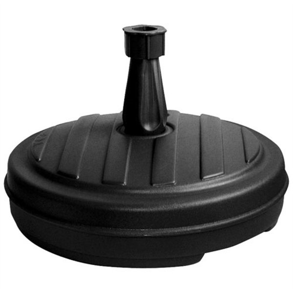 EDA - Pied parasol plastique rond 13l gris anthracite