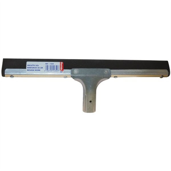 THOMAS - Raclette métal sol mousse noire 34cm