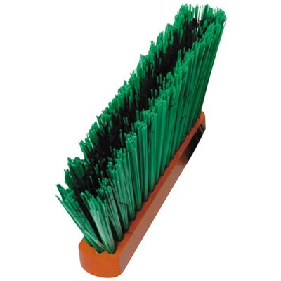 THOMAS - Balai miquet extérieur fibre dure pvc vert
