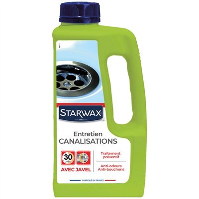 STARWAX - Entretien canalisations javel 1l