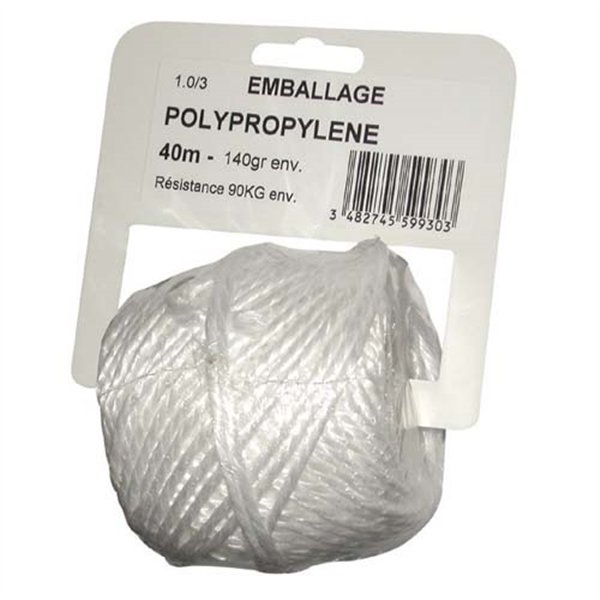 CORDERIE TOURNONAISE - Ficelle polypropylène 140g 1.0/3