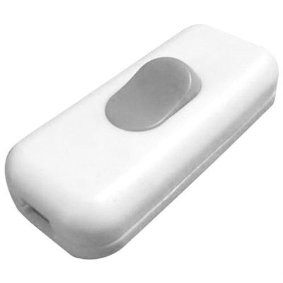 ZENITECH - Interrupteur unipolaire luminescent blanc en vrac