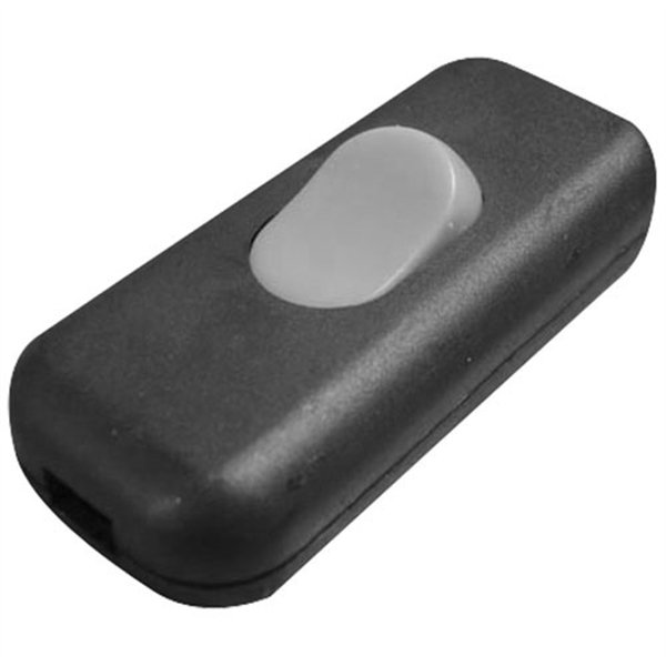 ZENITECH - Interrupteur unipolaire luminescent noir en vrac